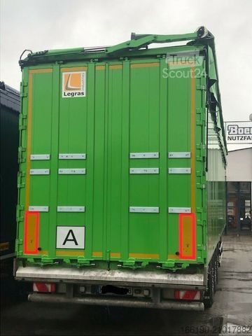 Semi-remorque à plancher roulant LEGRAS Schubboden, lplane,Funk  LEGRAS