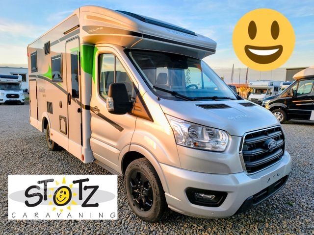 Half-integraal camper FORSTER Coupe Slim 669 EB Aktion Messe Solar Markise