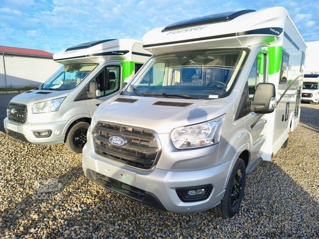 Half-integraal camper FORSTER Coupe Slim 669 EB Aktion Messe Solar Markise