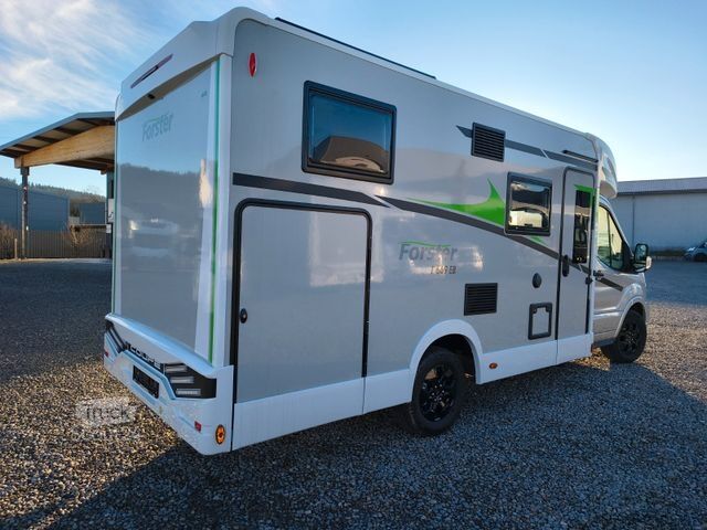 Half-integraal camper FORSTER Coupe Slim 669 EB Aktion Messe Solar Markise