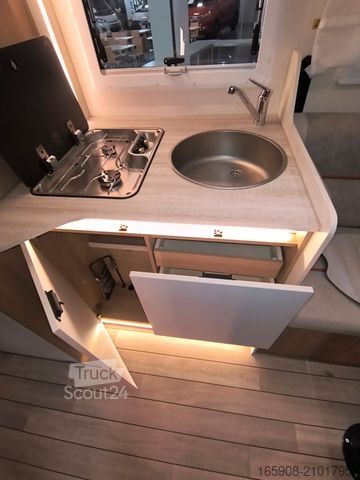 Half-integraal camper FORSTER T 745 qf Sondermodell VIBE Begrenzt Stückzahl