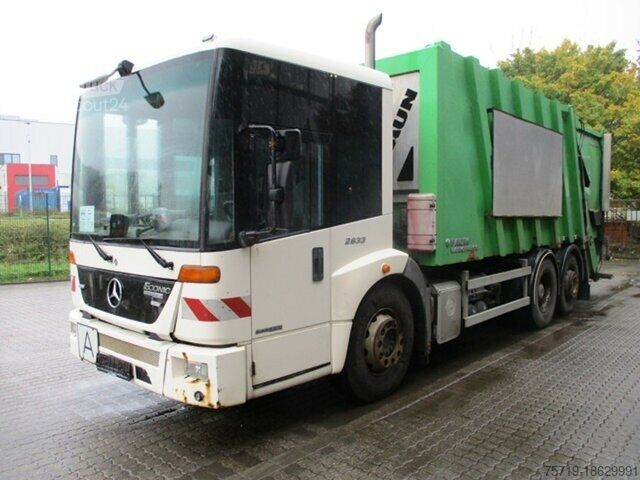 Smetiarske vozidlo Mercedes-Benz 2633 6x2 Econic Faun Vario 522
