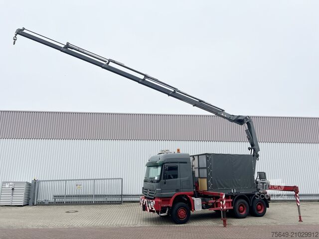 Autolaadkraan Mercedes-Benz Actros 3346 AK 6x6 Actros 3346 AK 6x6, 134t Anhängelast WSK, Heckkran Fassi F420AXP.26, Funk, Winde