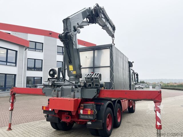 Grue montée sur camion Mercedes-Benz Actros 3346 AK 6x6 Actros 3346 AK 6x6, 134t Anhängelast WSK, Heckkran Fassi F420AXP.26, Funk, Winde