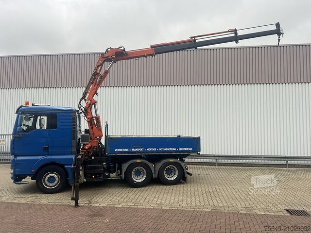 Věžový jeřáb MAN TGA 26.480 6x4 BL TGA 26.480 6x4 BL, Intarder, SZM/Pritsche, Kran Atlas 190.E2-A3, Funk