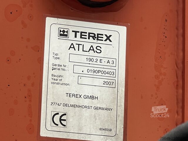 Hochbaukran MAN TGA 26.480 6x4 BL TGA 26.480 6x4 BL, Intarder, SZM/Pritsche, Kran Atlas 190.E2-A3, Funk