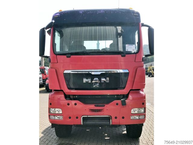 Speciale doeleinden vrachtwagen MAN TGS 41.480 8X8 BB TGS 41.480 8X8 BB, Bender Stahlmulde ca. 18m³, hydr. Heckklappe