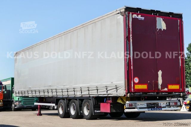 Semirremolque abierto con toldo KRONE SD Pritsche Plane XL MegaLiner Edscha Bordwände