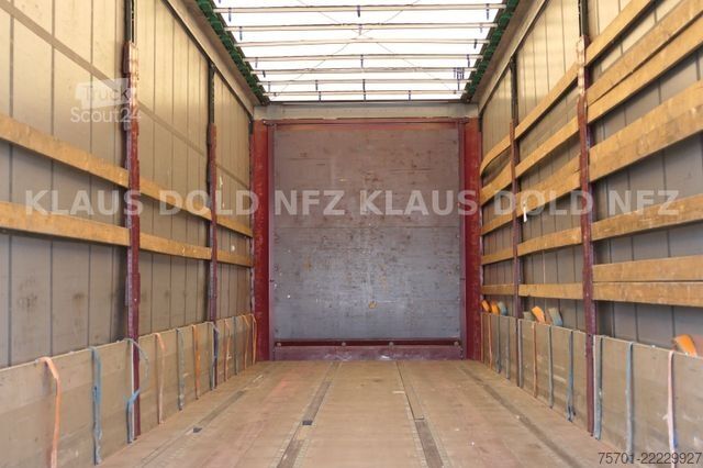Semirremolque abierto con toldo KRONE SD Pritsche Plane XL MegaLiner Edscha Bordwände