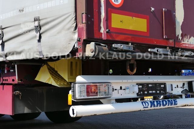 Semirremolque abierto con toldo KRONE SD Pritsche Plane XL MegaLiner Edscha Bordwände