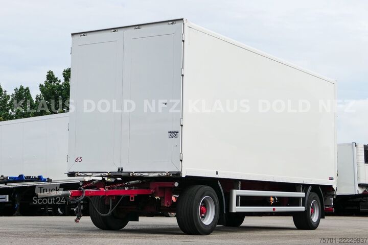 Prikolica sa sandukom SPIER AGL 290 Koffer 45m³ Durchladeeinrichtung LBW