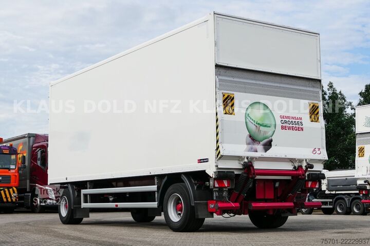 Prikolica sa sandukom SPIER AGL 290 Koffer 45m³ Durchladeeinrichtung LBW