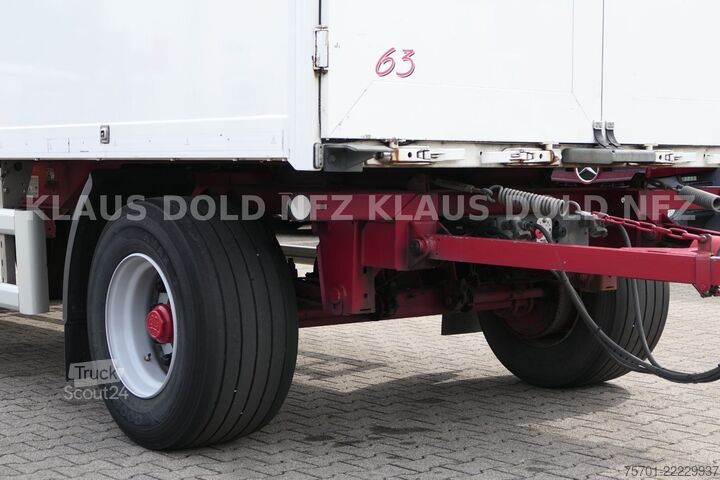 Prikolica sa sandukom SPIER AGL 290 Koffer 45m³ Durchladeeinrichtung LBW