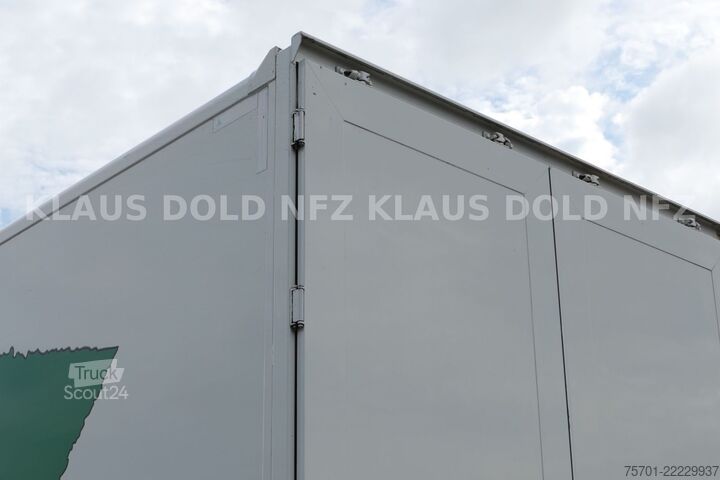 Prikolica sa sandukom SPIER AGL 290 Koffer 45m³ Durchladeeinrichtung LBW