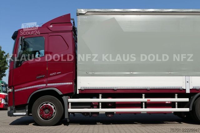 Camión plataforma con toldo VOLVO FH 420 Pritsche Plane Bordwände Vollluft Euro 6