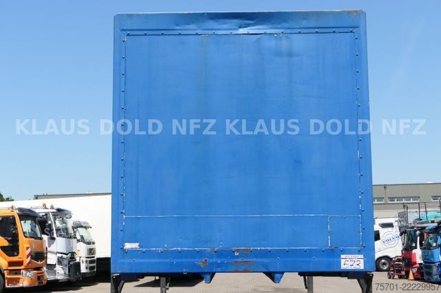 Caminhão com carroçaria intercambiável  GRAAF BDF Koffer Wechselaufbau