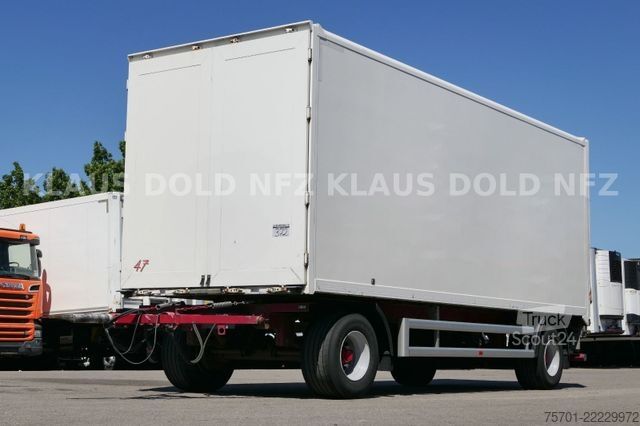 Prikolica sa sandukom SPIER AGL 290 Koffer 47m³ Durchladeeinrichtung LBW