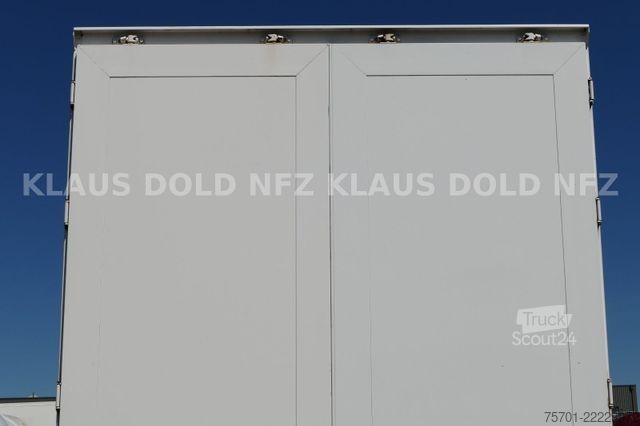 Prikolica sa sandukom SPIER AGL 290 Koffer 47m³ Durchladeeinrichtung LBW