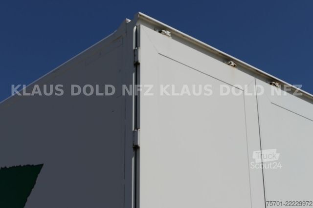 Prikolica sa sandukom SPIER AGL 290 Koffer 47m³ Durchladeeinrichtung LBW