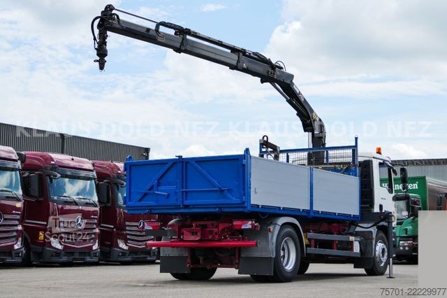 Tippbil MAN TGM 18.330 Kipper Kran Hiab Funk