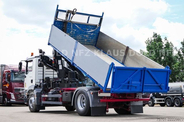 Tippbil MAN TGM 18.330 Kipper Kran Hiab Funk