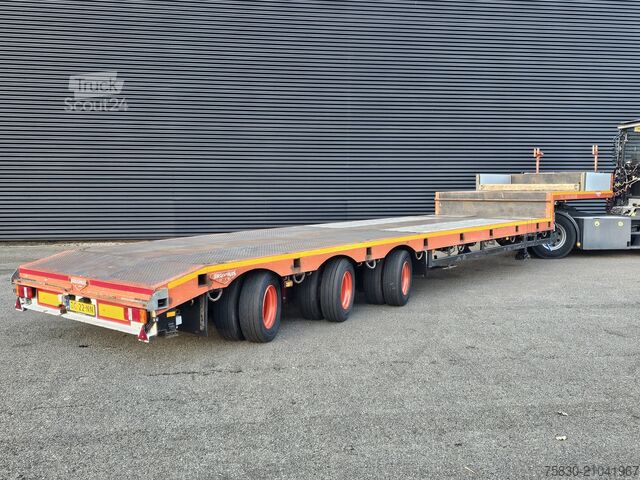 Chargeur bas Broshuis 3 ABSD-48/3 / 3 x EXTENDABLE / 33 mtr