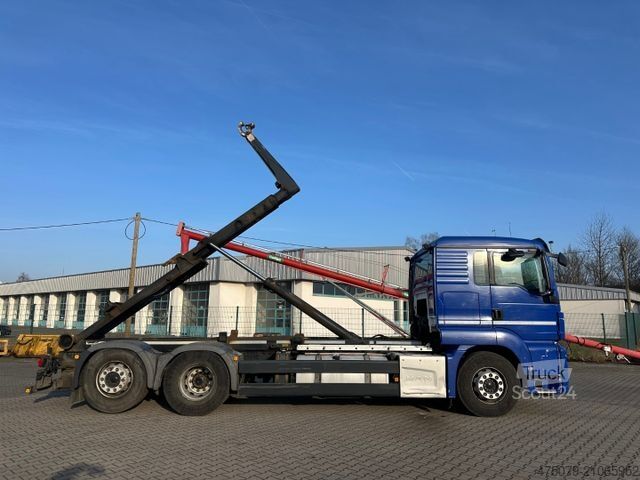 Roll-off tipper truck MAN TGS 26.440 6x2 / Meiller RK 20.70 + Funk