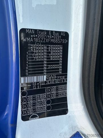 Roll-off tipper truck MAN TGS 26.440 6x2 / Meiller RK 20.70 + Funk