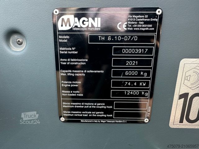 Verreiker MAGNI Magni TH 6.10 / 4x4x4 / Funk / 6.000 kg