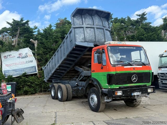 Camión volquete MERCEDES-BENZ SK 2635 V8 6X6 Tipper Tipper Spring/Spring OM442