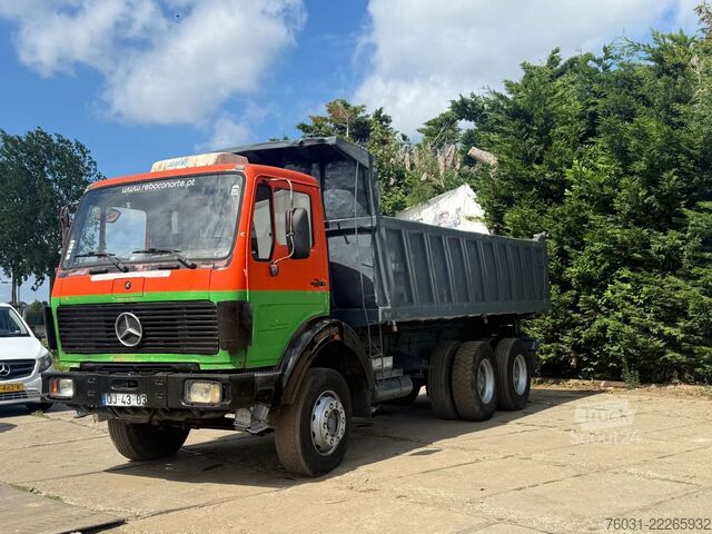 Camión volquete MERCEDES-BENZ SK 2635 V8 6X6 Tipper Tipper Spring/Spring OM442