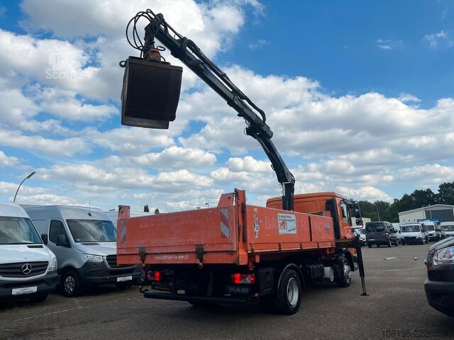 Sonstige MAN TGL 12.220*3-Seiten KIpper+HIAB 077BS-2 DUO KRAN