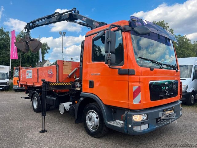 Sonstige MAN TGL 12.220*3-Seiten KIpper+HIAB 077BS-2 DUO KRAN