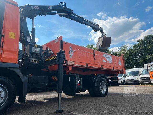 Sonstige MAN TGL 12.220*3-Seiten KIpper+HIAB 077BS-2 DUO KRAN