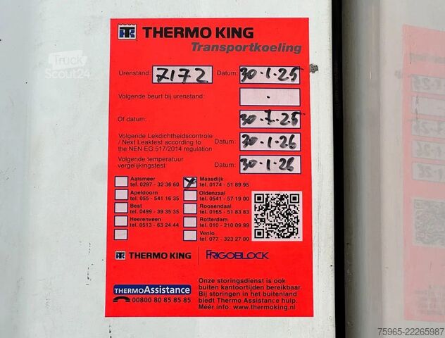 Рефрижераторний напівпричіп KÖGEL S24-4 THERMO KING SLXi 300 LIFT AXLE 1340x250x27