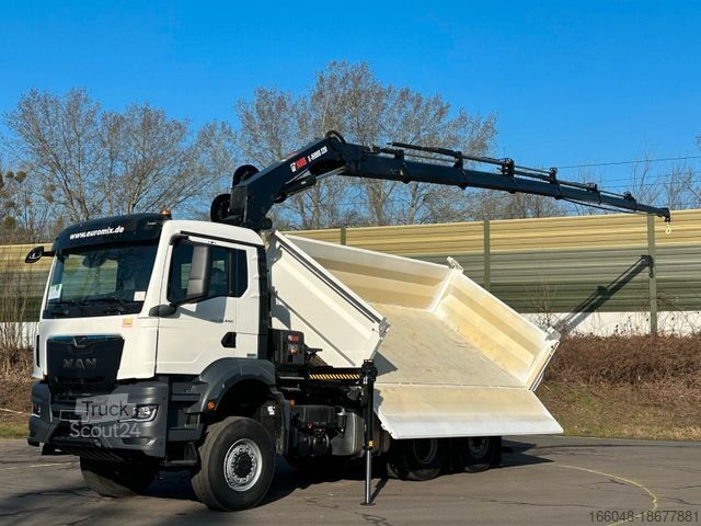 Altro MAN TGS 28.440 6x4-4/3-Seiten- Kipper / Hiab 228-6