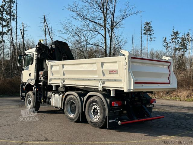 Altro MAN TGS 28.440 6x4-4/3-Seiten- Kipper / Hiab 228-6
