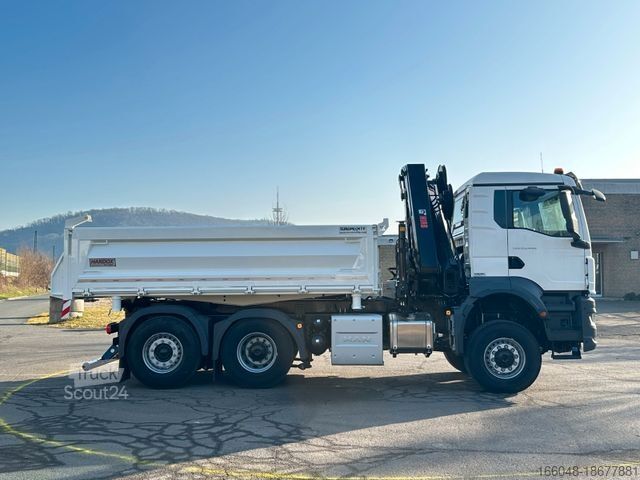 Altro MAN TGS 28.440 6x4-4/3-Seiten- Kipper / Hiab 228-6