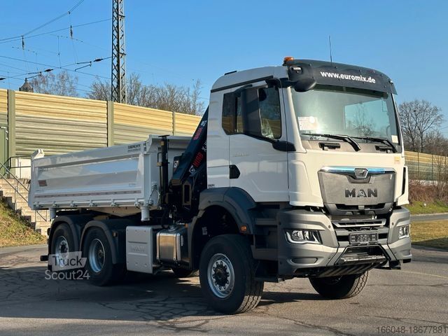 Altro MAN TGS 28.440 6x4-4/3-Seiten- Kipper / Hiab 228-6