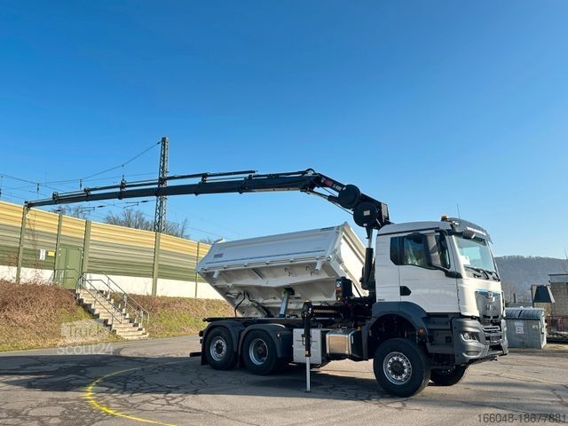 Altro MAN TGS 28.440 6x4-4/3-Seiten- Kipper / Hiab 228-6