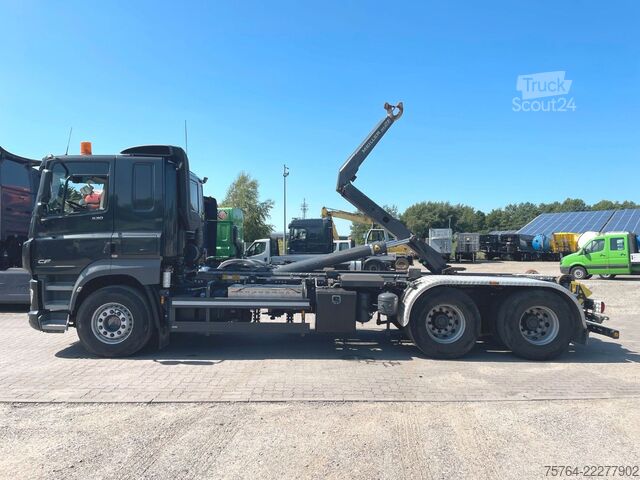 Vozidlo s hákom na kontajnery DAF CF 530 / Meiller RS 21.65 mit Funk / 6x4