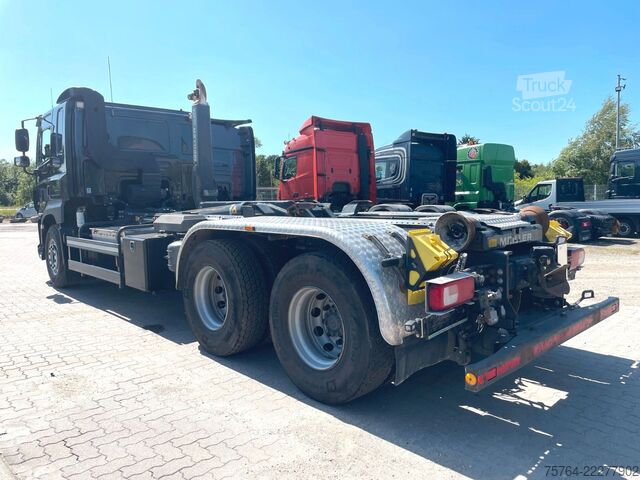 Vozidlo s hákom na kontajnery DAF CF 530 / Meiller RS 21.65 mit Funk / 6x4