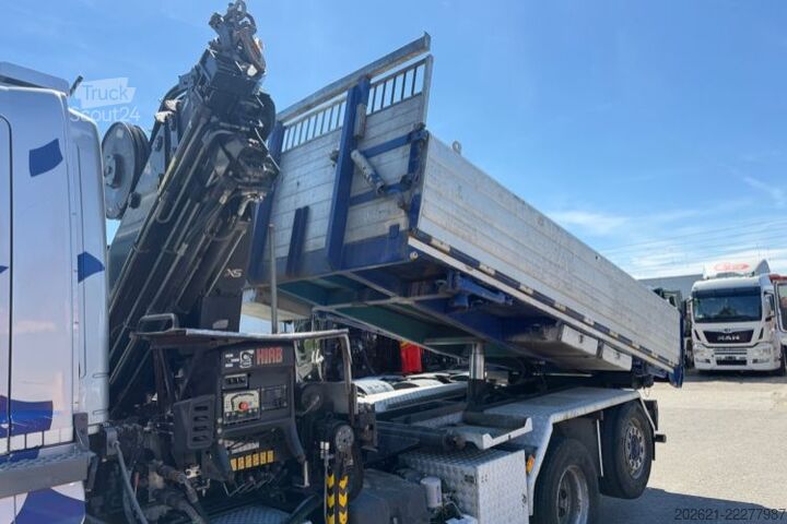 Kiepwagen MERCEDES-BENZ Atego 25.43 Hiab211 3-Seitenkipper