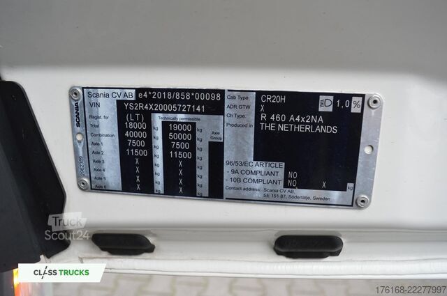 стандартный седельный тягач SCANIA R460 CR20H  ACC ADAS Package