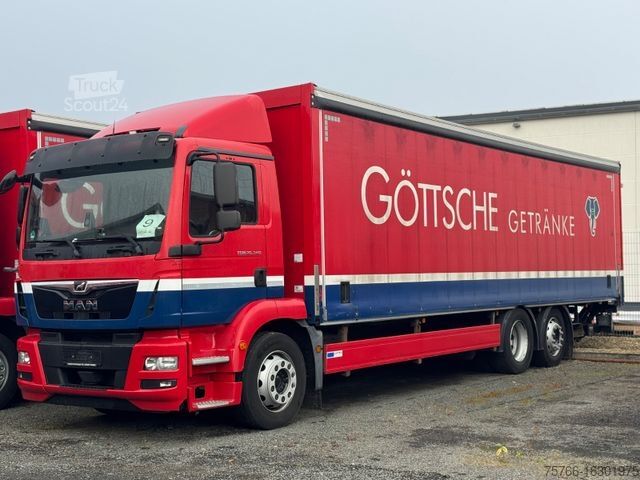 LKW mit Getränkeaufbau MAN TGM 26.340 L / LBW / 2xAHK / LENKACHSE / 22 PAL