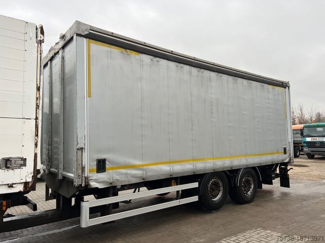 Otwarta przyczepa z plandeką  K+G Tec/Pritsche+Schiebeplane+Edscha+LBW/Tankdem