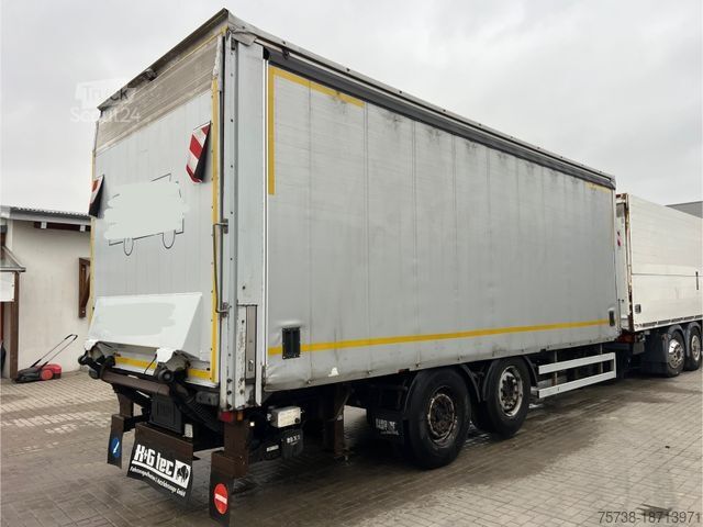 Otwarta przyczepa z plandeką  K+G Tec/Pritsche+Schiebeplane+Edscha+LBW/Tankdem