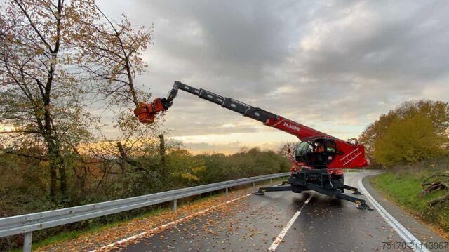 Telescopische lader Magni RTH 6.30 SH / Fällkran / Westtech CS750