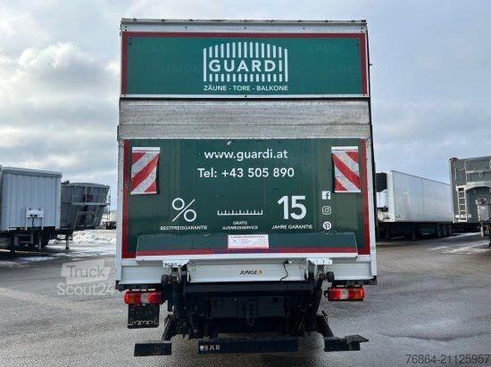 Tenteli düz yataklı kamyon MERCEDES-BENZ ATEGO 1524 PLANE, LBW, KLIMA, AUTOMATIK,   EURO 6