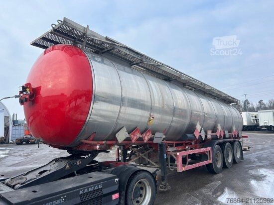 Tanktrailer FELDBINDER TANKAUFLIEGER, 33.000L, 4 KAMMERN
